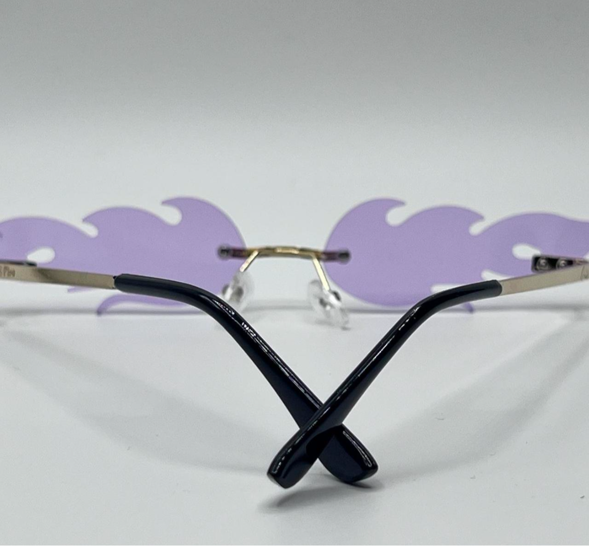 THATZ Fire Purple Flame Sunglasses