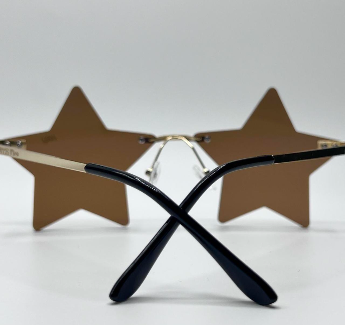 THATZ Fire Brown Star Sunglasses