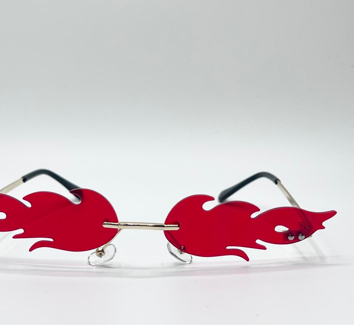 THATZ Fire Red Flame Sunglasses