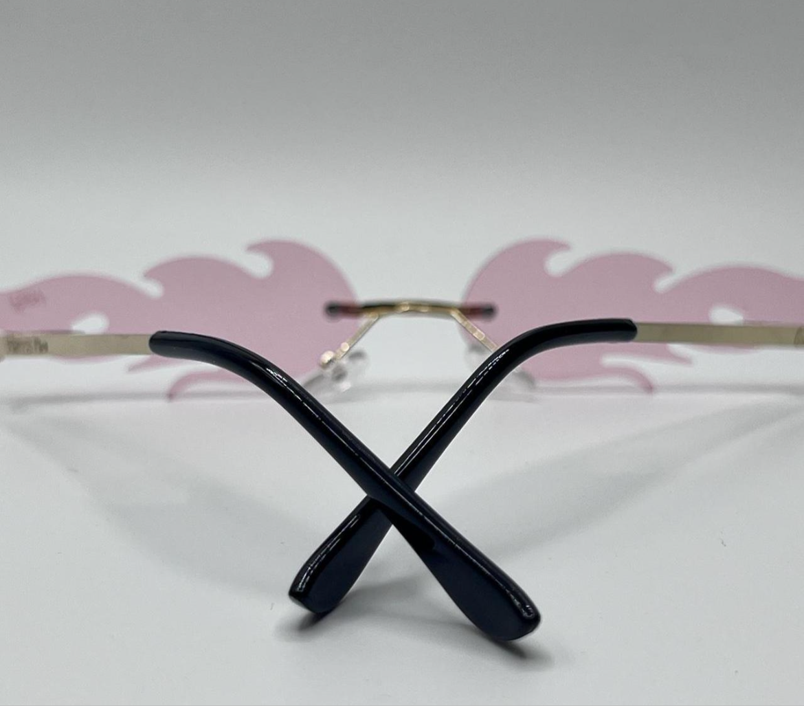 THATZ Fire Pink Flame Sunglasses