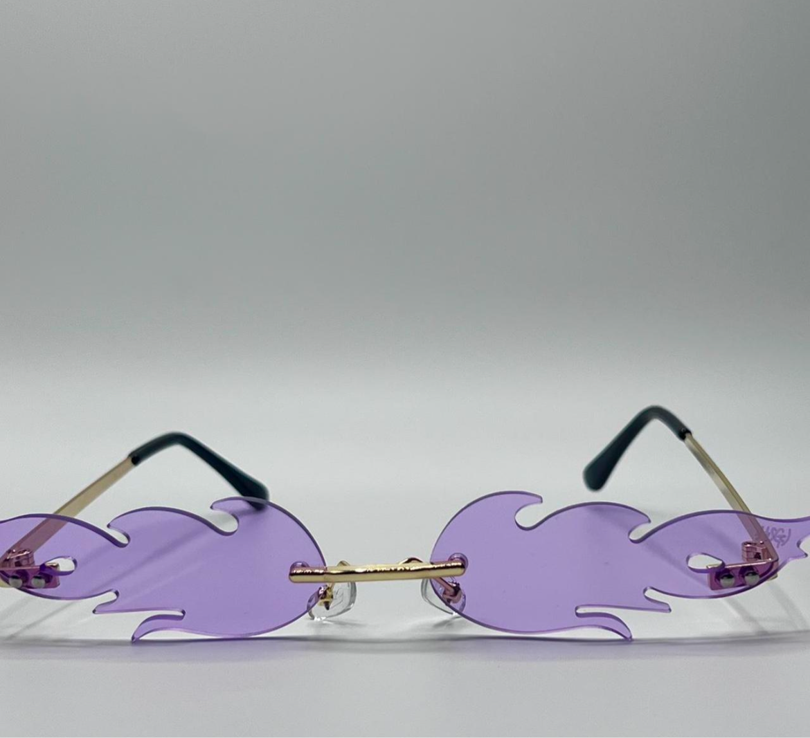 THATZ Fire Purple Flame Sunglasses