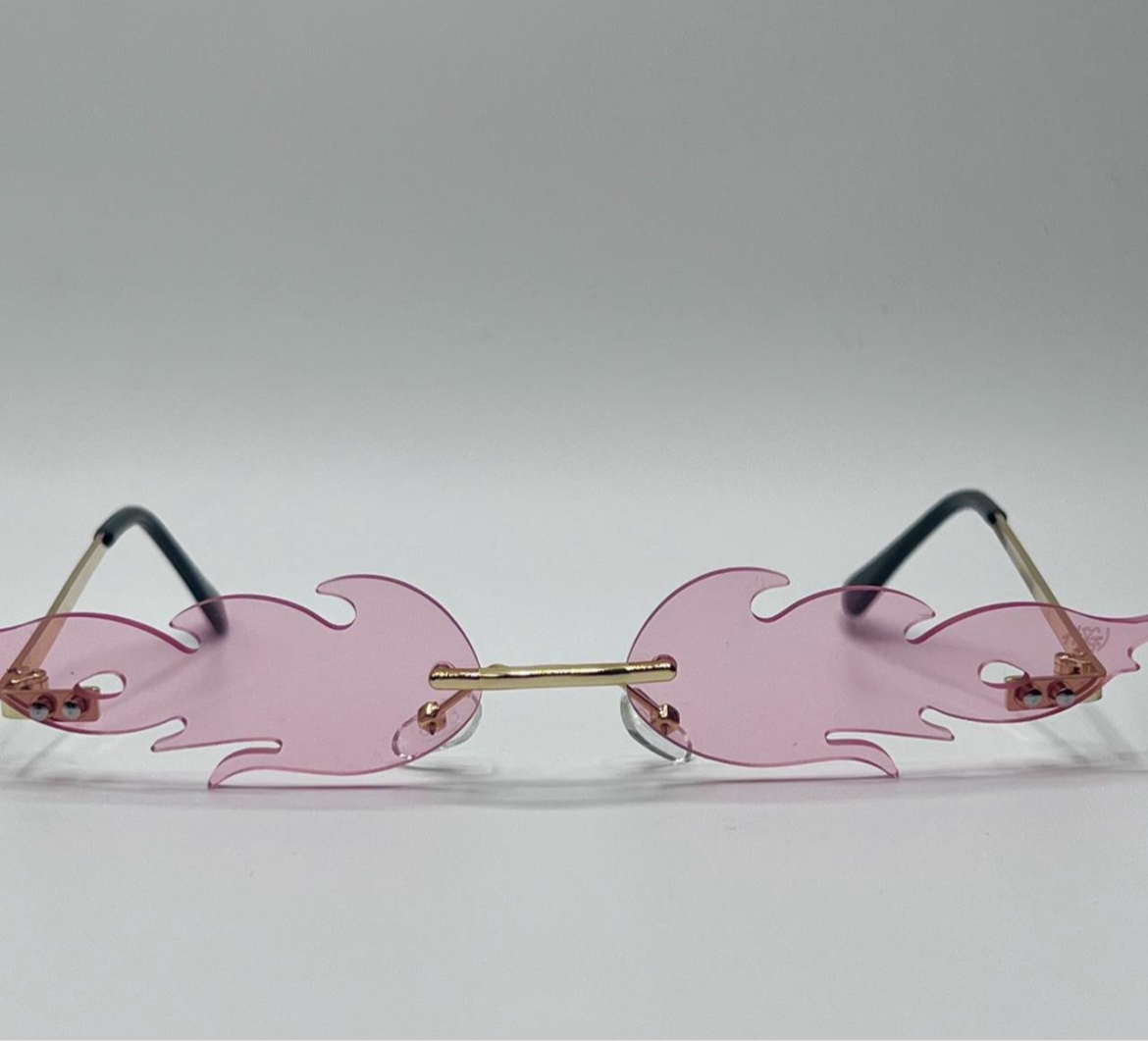 THATZ Fire Pink Flame Sunglasses