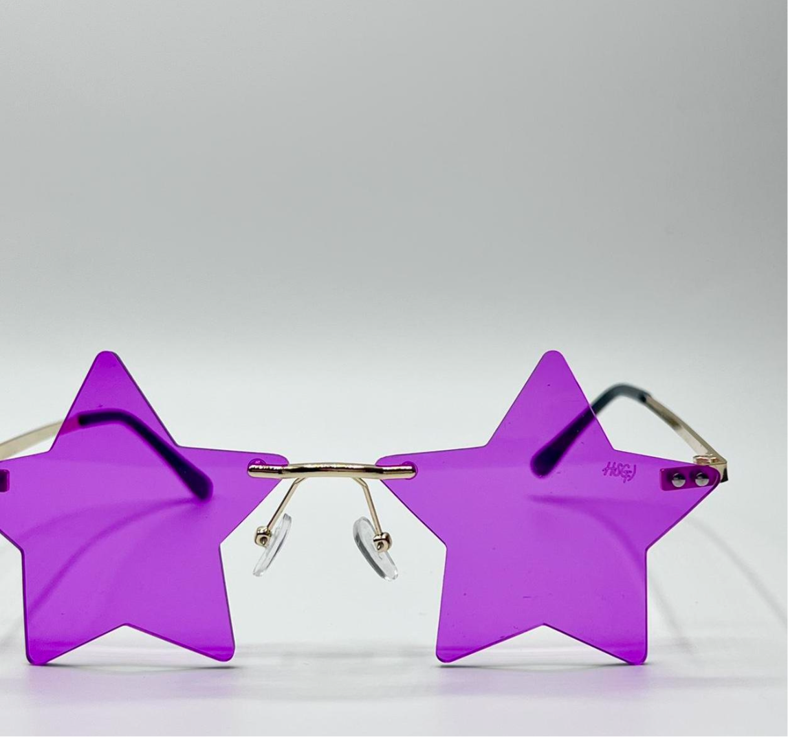 THATZ Fire Purple Star Sunglasses