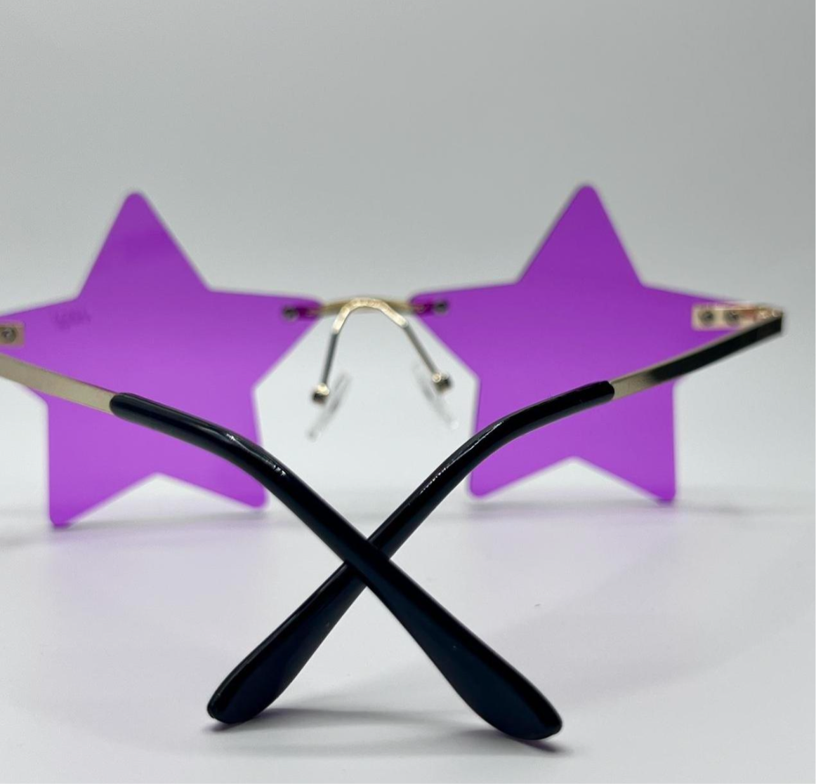 THATZ Fire Purple Star Sunglasses