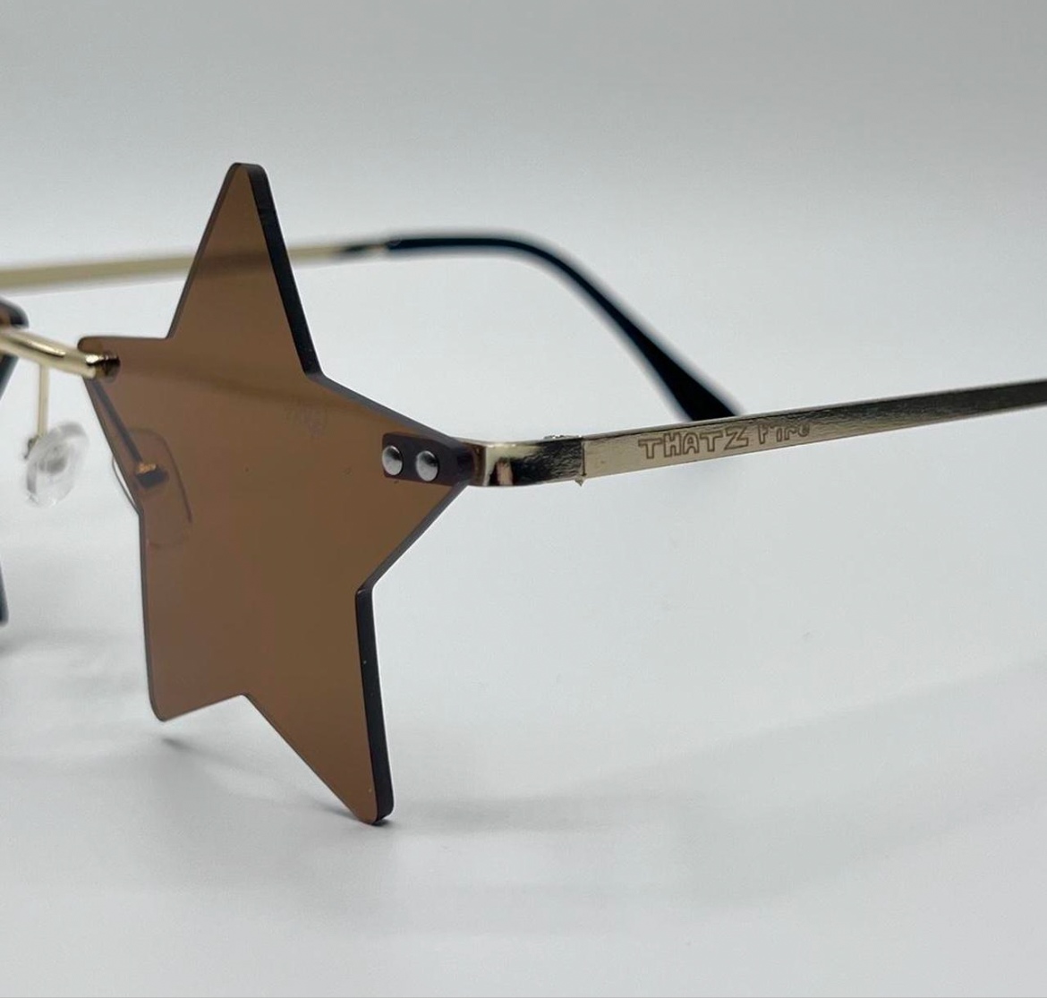 THATZ Fire Brown Star Sunglasses