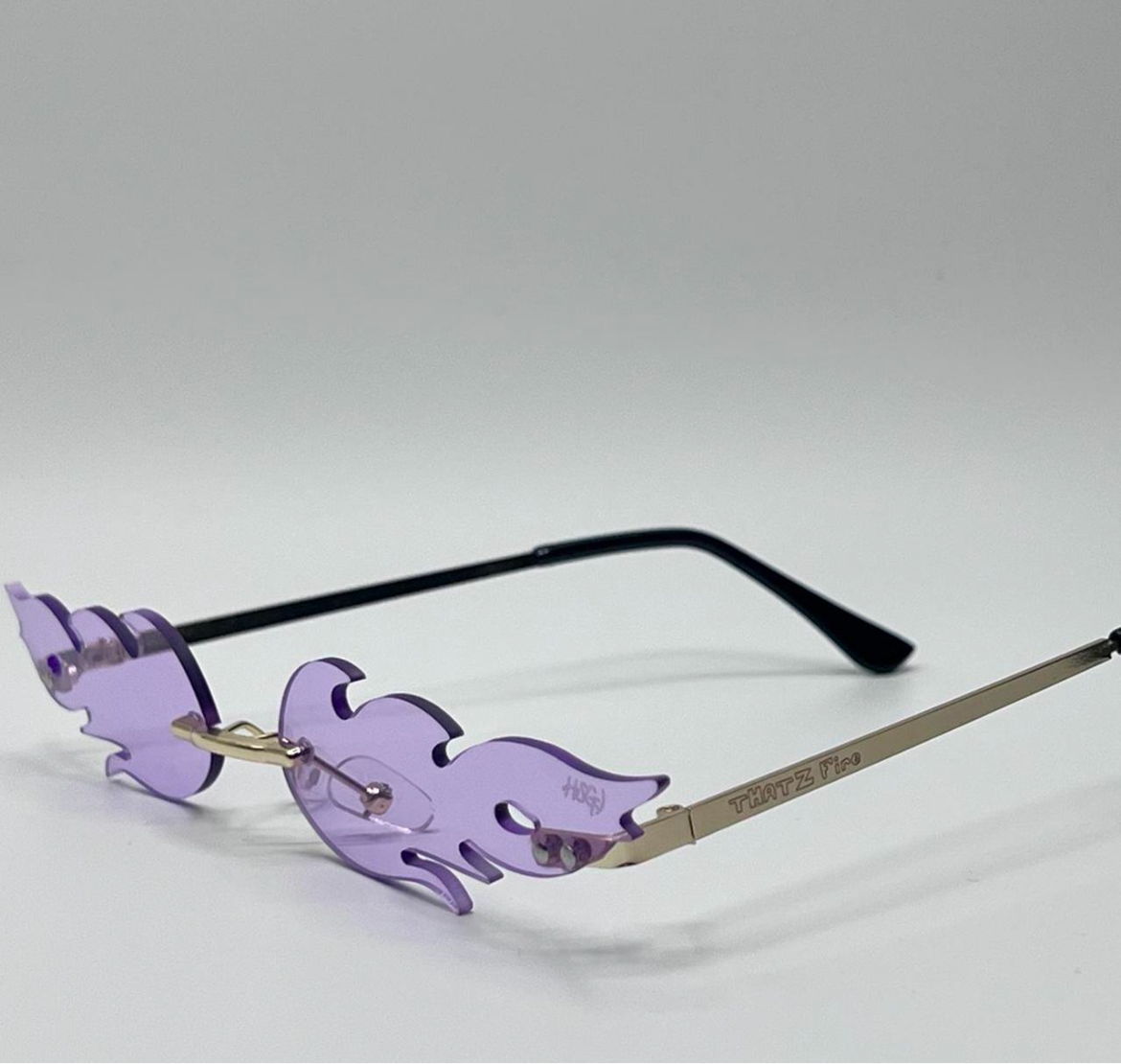 THATZ Fire Purple Flame Sunglasses