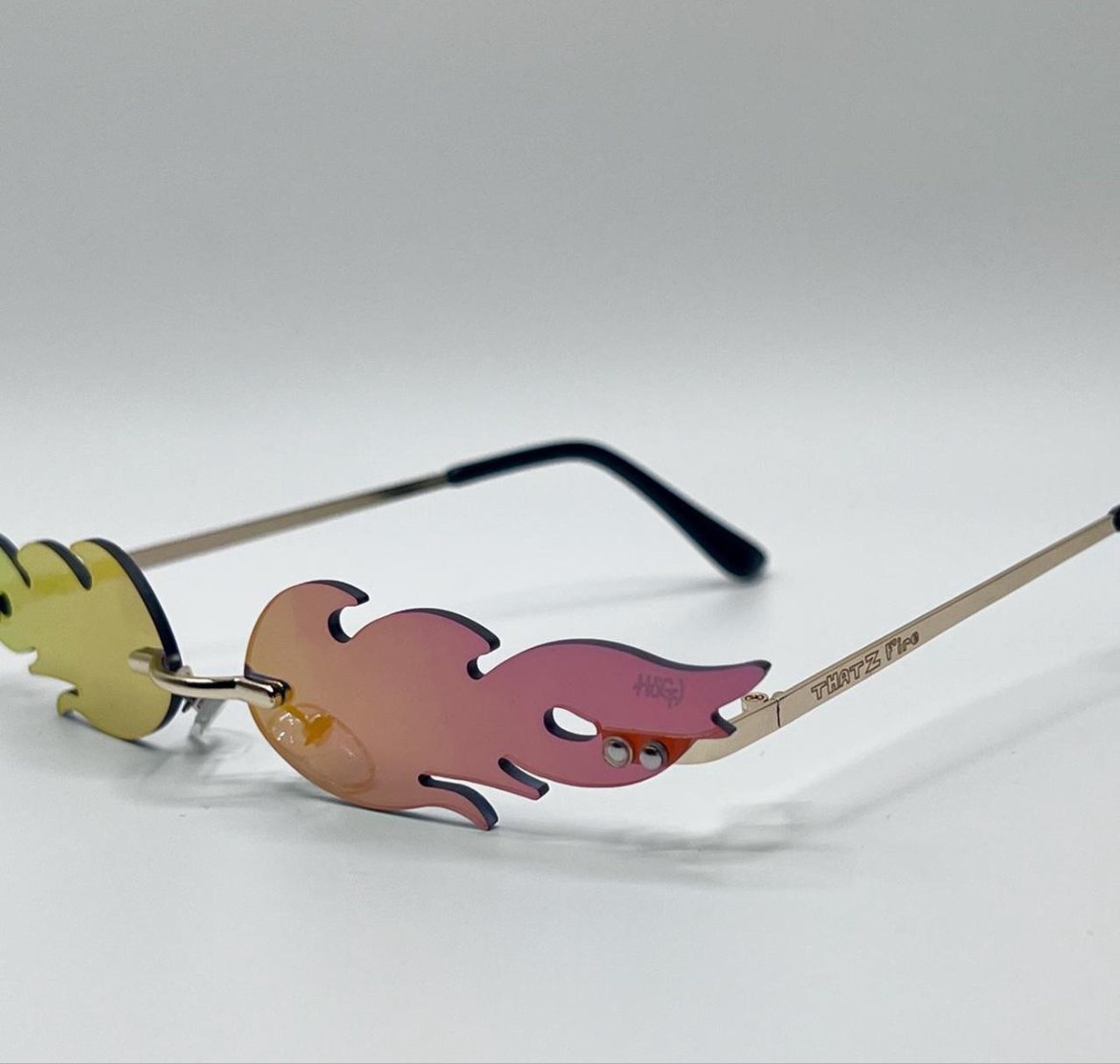 THATZ Fire Reflective Flame Sunglasses