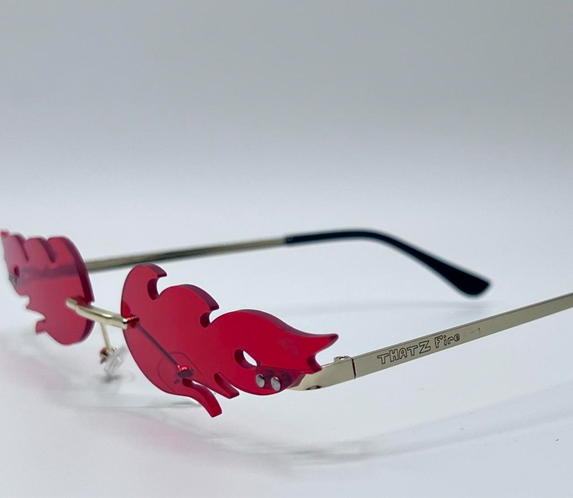 THATZ Fire Red Flame Sunglasses